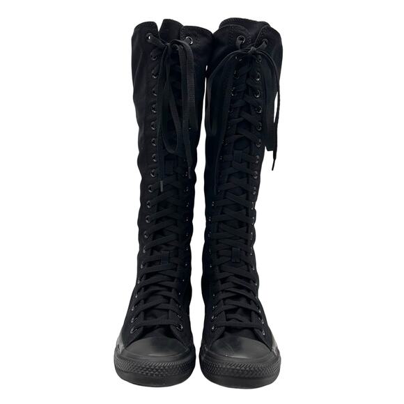 NIB Converse CTAS XX-Hi Shoes Men's 8 Women's 10 Triple Black Sneakers A12325C - Picture 1 of 15